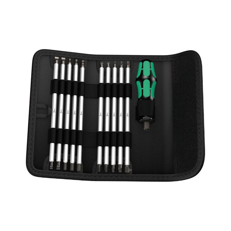 德国维拉WERA 双头批头11件20用机修十一字梅花螺丝刀套装 88/1