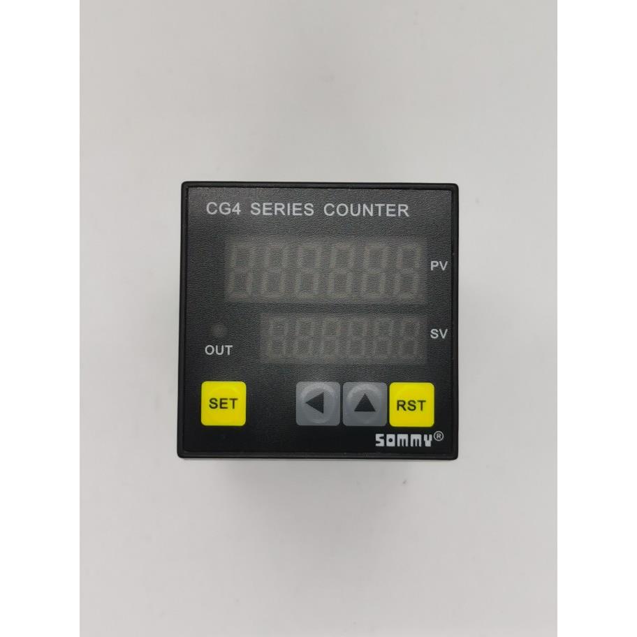 松美SOMMY 计数器CG4-RB60多功能智能数显计米器CG4F-RB60(DC24V)