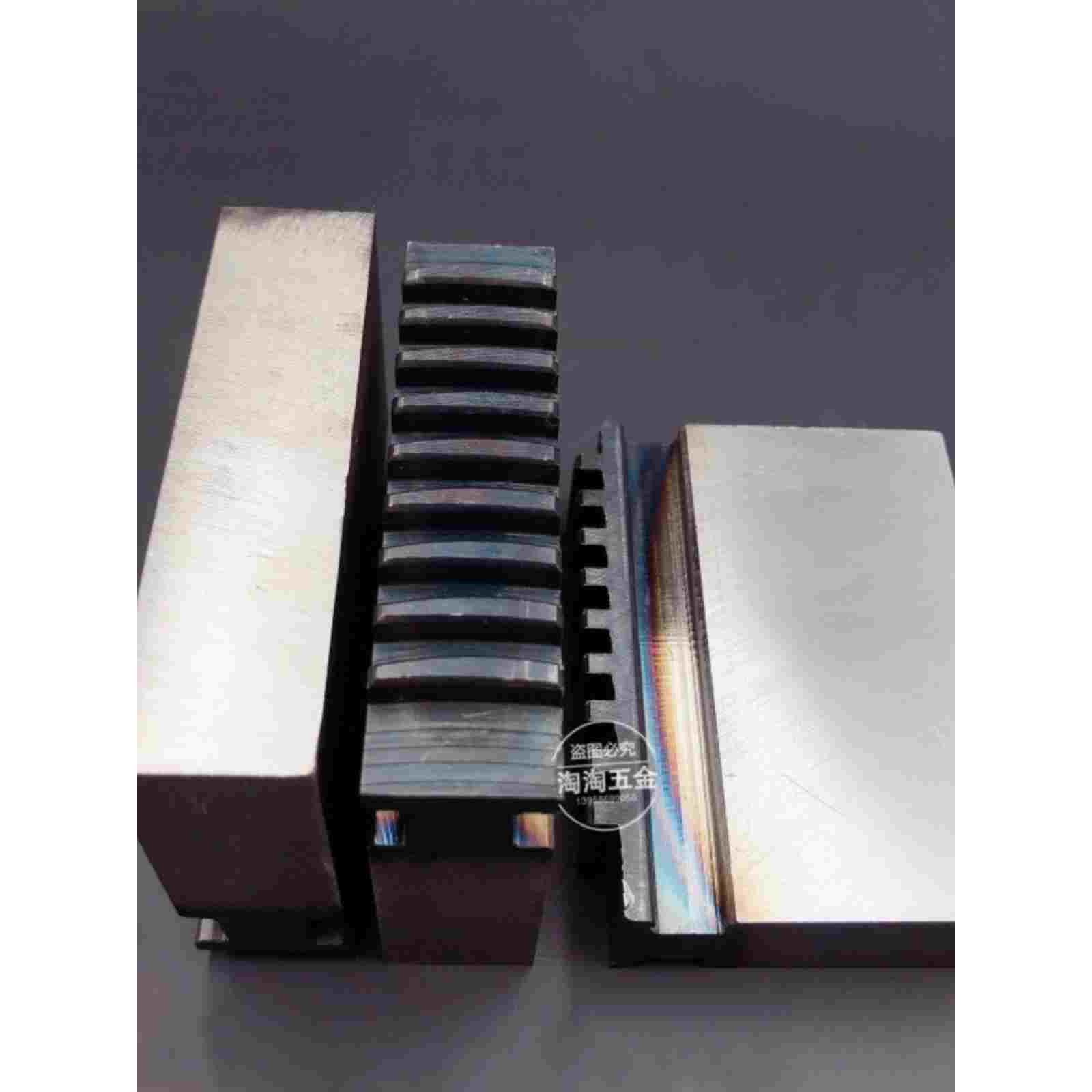 众环手动三爪卡盘RZ加高软爪卡爪160200250320方块爪正反活动爪