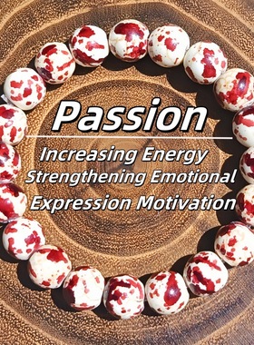 2025新款手工鸡血石时尚串珠Temu希音跨境珠宝礼物批发手链