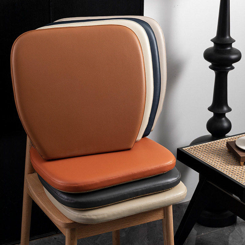 皮革马蹄形餐椅坐垫皮革坐垫记忆棉防滑绑带实木椅子软座垫屁股垫,居家布艺,沙发垫,淘宝优惠券,粉丝福利购,淘宝优惠卷