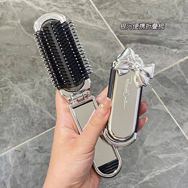 折叠迷你小梳子便携随身携带女士儿童镜子气囊一体小巧按摩气垫梳,家庭/个人清洁工具,梳子/化妆梳/按摩梳,淘宝优惠券,粉丝福利购,淘宝优惠卷