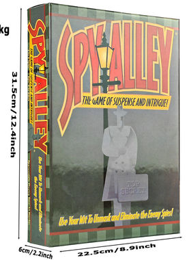 2025新款Spy Alley全英文策略桌游家庭亲子挑战卡牌乐趣无穷