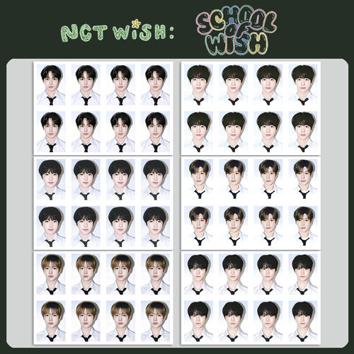 NCTWISH愿花园宝宝一寸照片