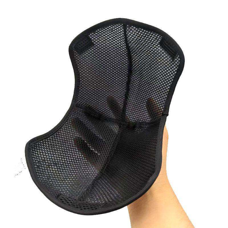 夏季骑行隔热头盔保护垫3D蜂窝网孔可拆洗透气缓冲安全帽内衬