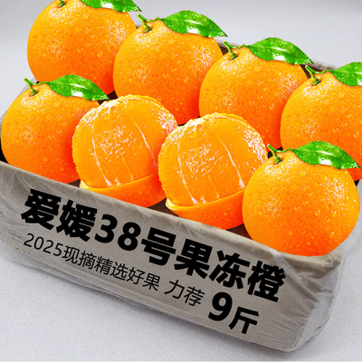 爱媛38号果冻橙清甜多汁现摘现发