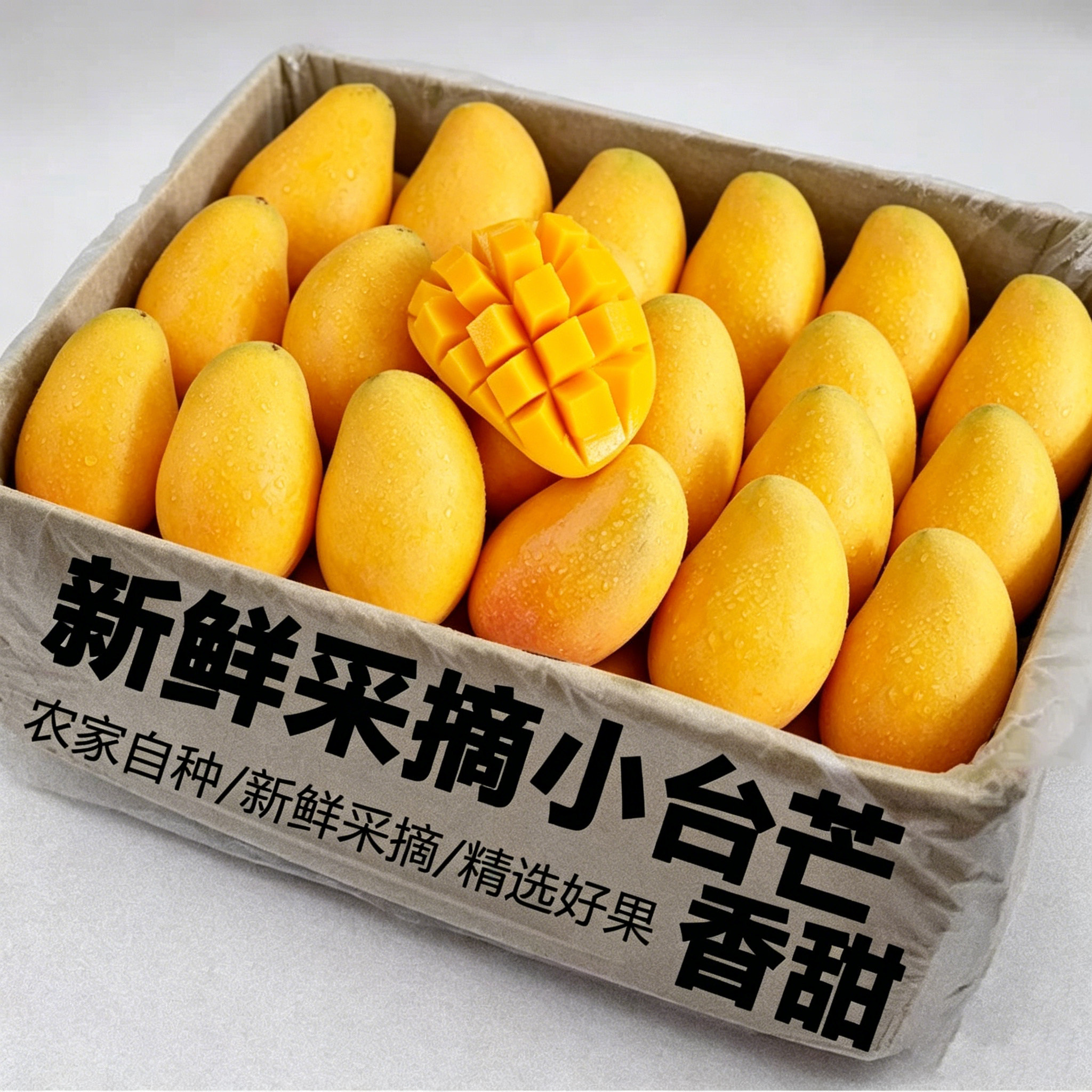 新鲜小台芒8.5斤正宗小台农芒果