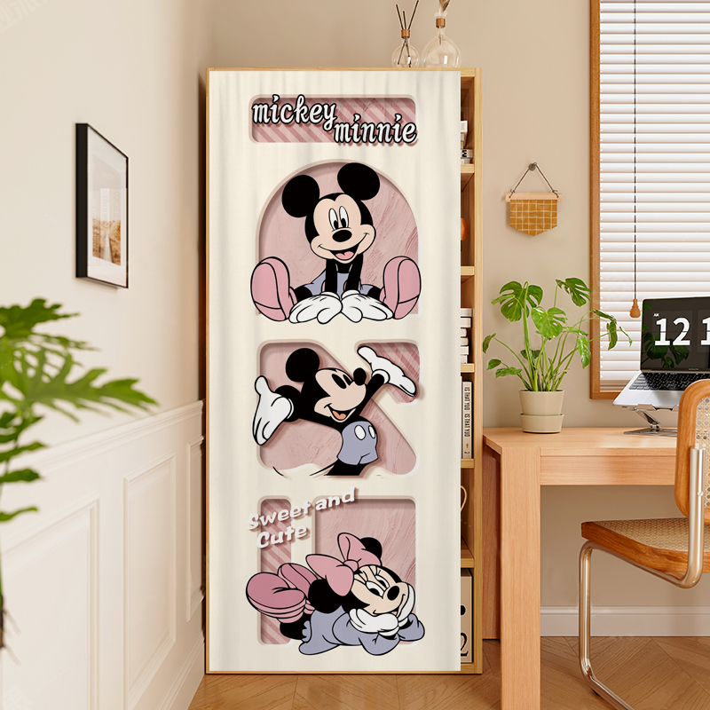 魔术贴无门窄柜子遮挡帘高