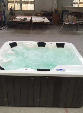 亚克力户外按摩冲浪浴缸别墅庭院酒店水疗SPA浴池JACUZZI户外大池