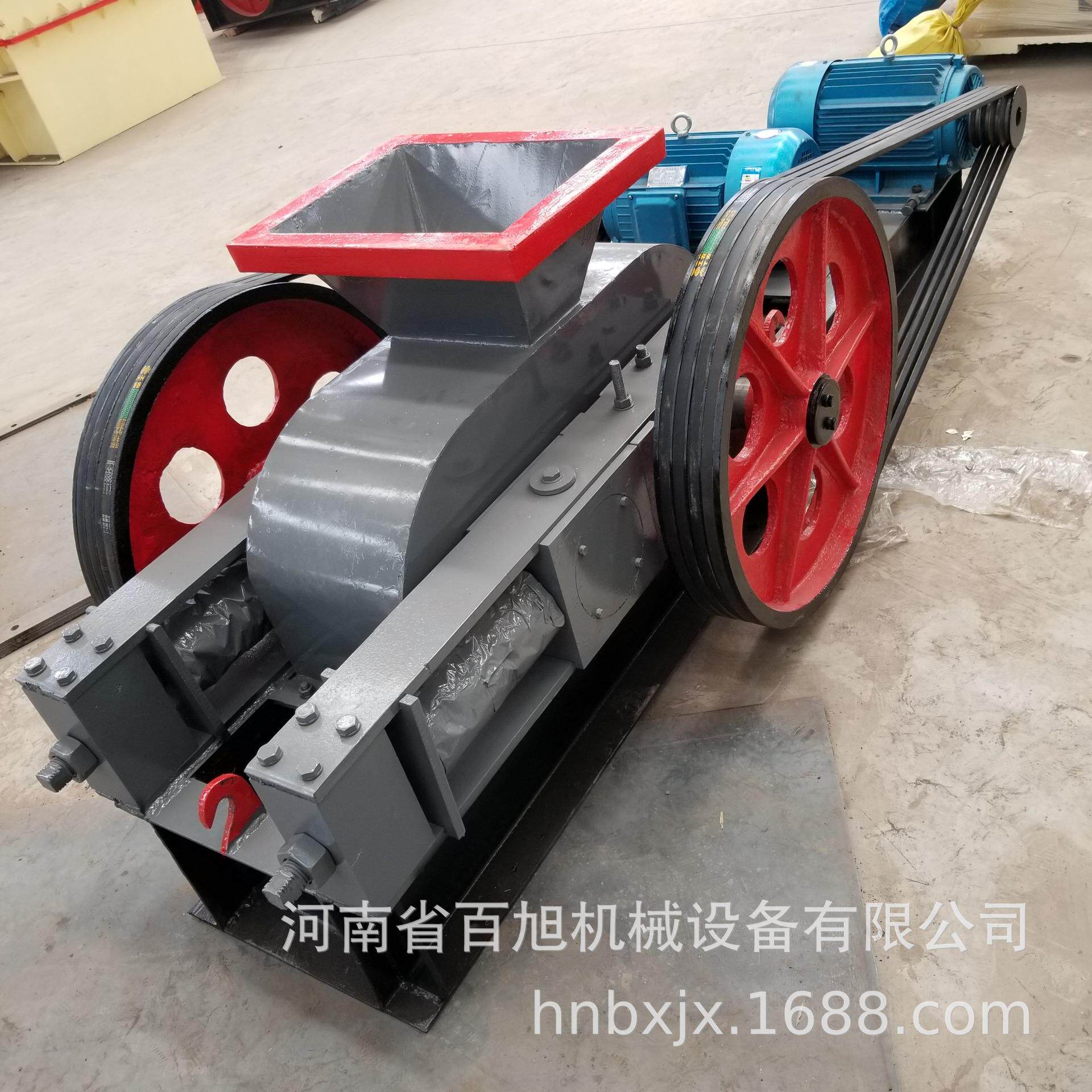 小型石料双齿辊机粉碎机煤块炉渣对齿辊式破碎机石英石辊式制砂机