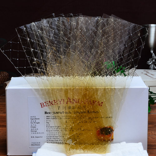 吉利丁片鱼胶片果冻鱼胶片