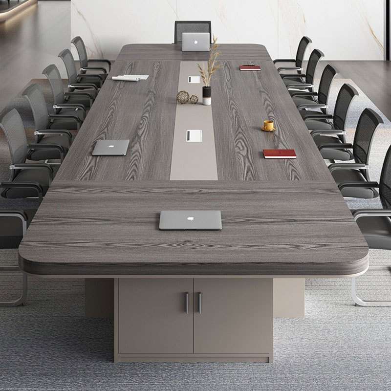会议桌长桌简约现代新款办公家具长方形办公桌会议室洽谈桌椅组合