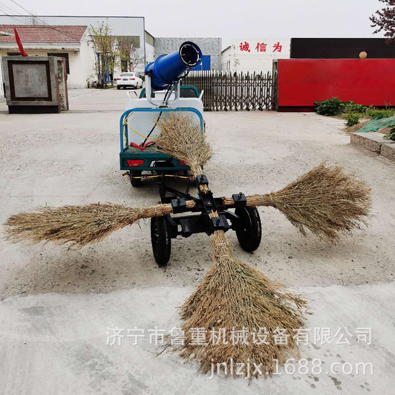 折叠扫把扫路车 4把扫把扫地机价格 风火轮绑扫把扫路车