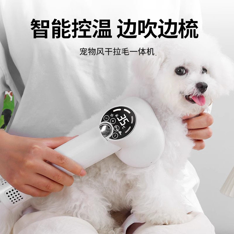 智能宠物吹风机吹梳一体机狗狗洗澡泰迪比熊猫咪博美专用吹毛神器