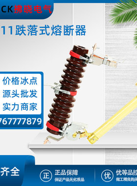 RW11-10/200A户外高压跌落式熔断器10KV保险丝座柱上RW10令克开关