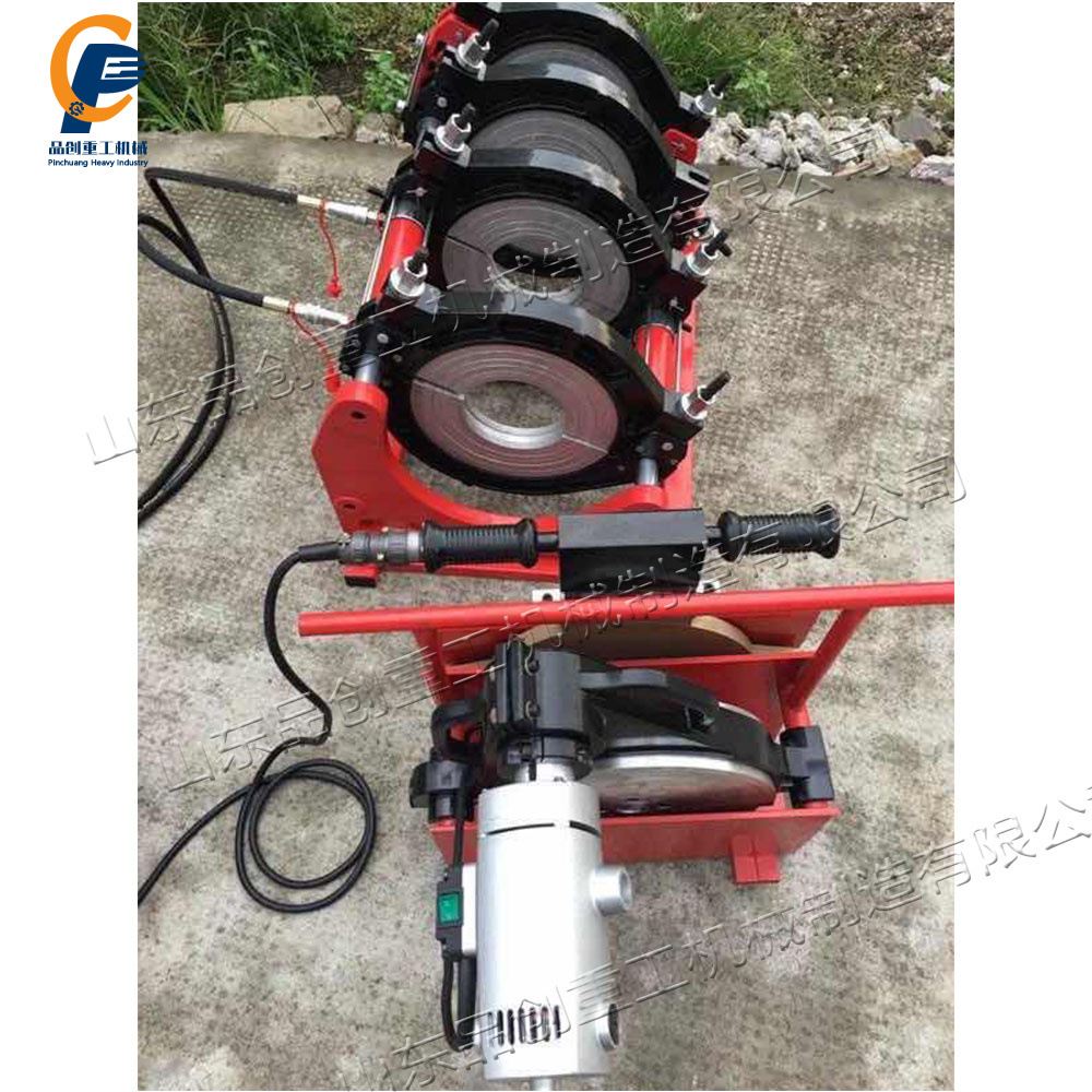手动PE管对焊机 沟渠施工热塑性管材熔接器 小型电动PP管焊接设备