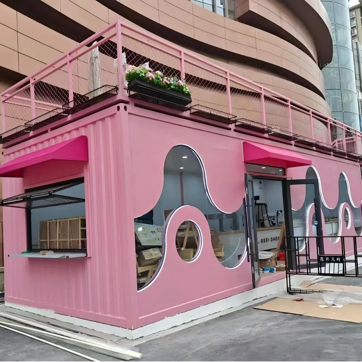 大连工厂别墅集装箱街区规划商业街店铺工业风售楼处办公室