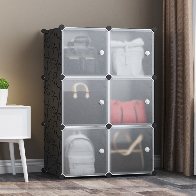 塑料家用储物柜易安装大容量自由组合置物包柜经济实用型收纳柜