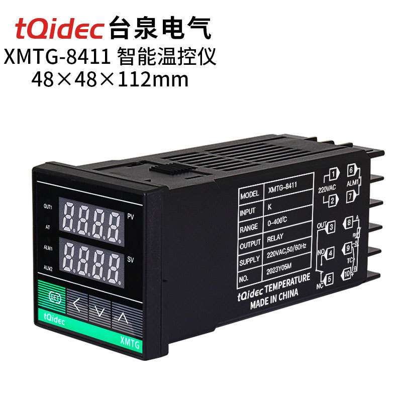 台泉电气tqidec温控器XMTG-8411多种输入PID温控表智能温控仪
