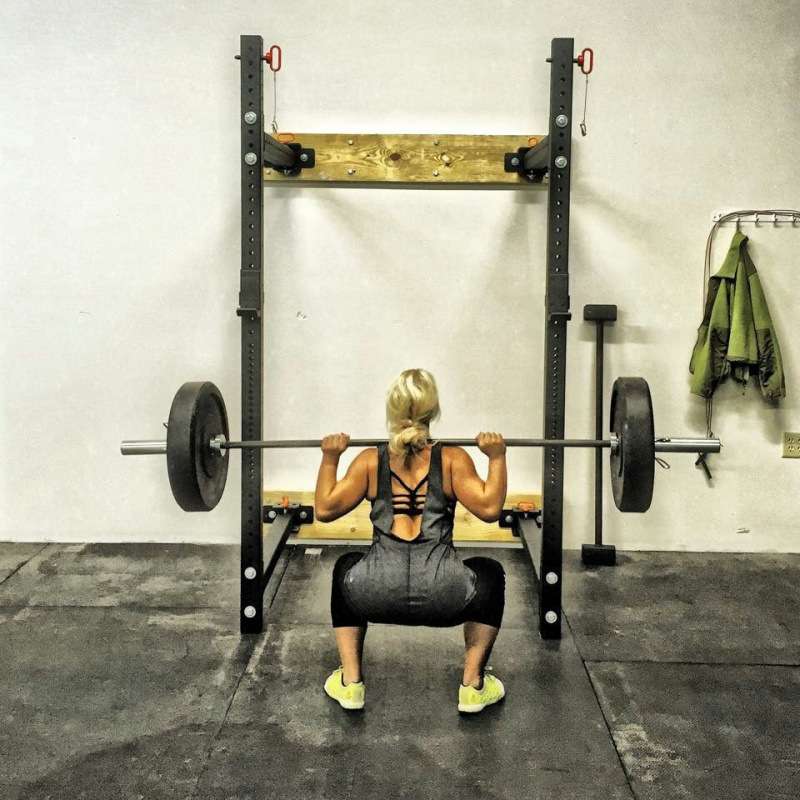 斯博锐墙体折叠深蹲架墙体器材折叠深蹲架卧推架架引体向上单杠