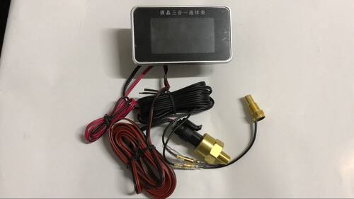3合1LCD数显车载仪表NPT/M10
