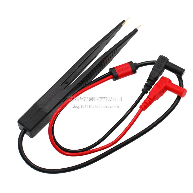 万用表表笔贴片电容电感表笔LCR贴片夹.SMD测试表笔.镊子型贴片夹