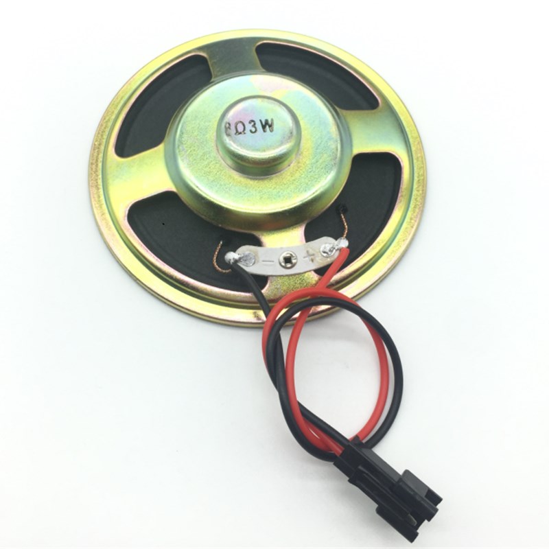 扬声器 喇叭 8欧 3瓦 / 3W 8R 直径:77MM 内磁纸盆小喇叭 带线