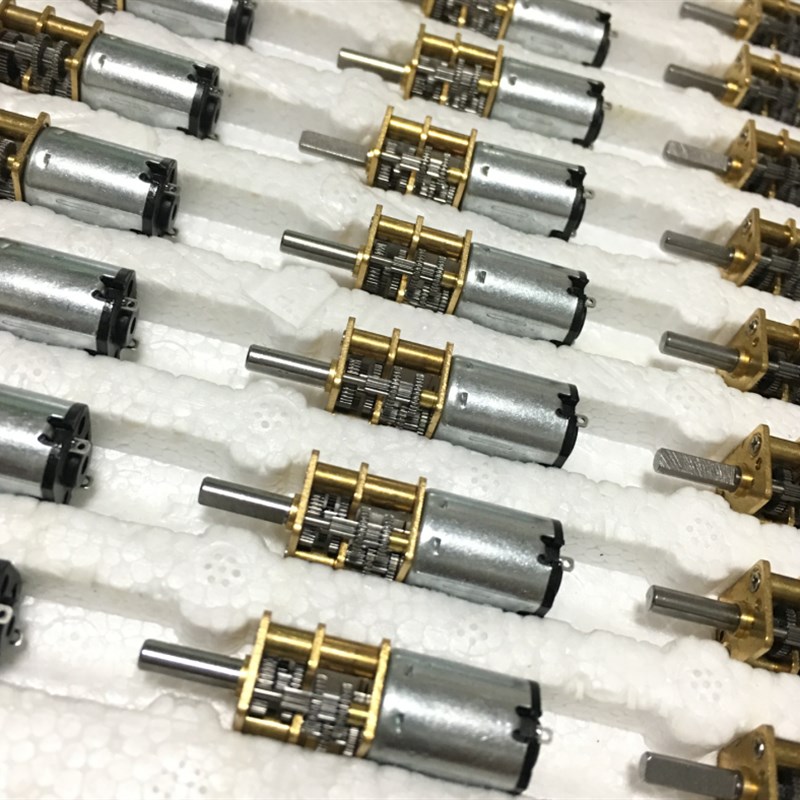 JGA12-N20直流减速电机1:1000大速比低转速小马达3V6V12V大扭力