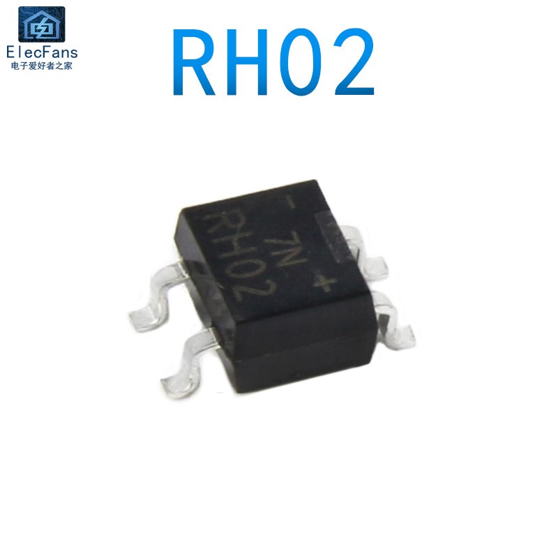 (20个)原装全新RH02  贴片SOP-4 整流桥 桥堆 桥式整流器
