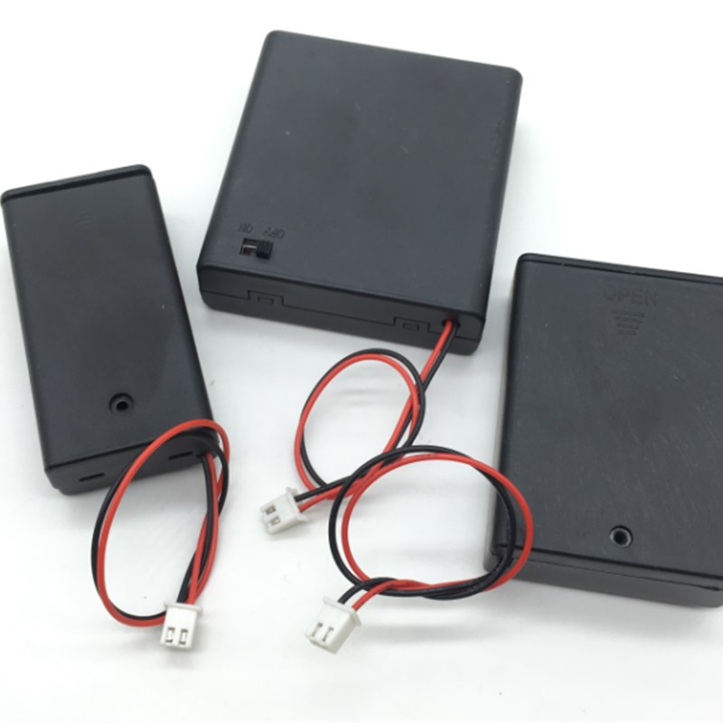 5号电池盒2/3/4节 全密封 带开关 带盖子 五号 二/三/四节电池盒