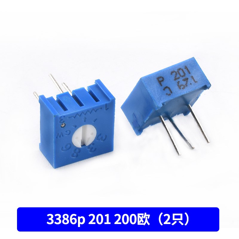 3386P单圈精密可调电位器1K2K5K10K20K50K100R200K500K1M 101 103