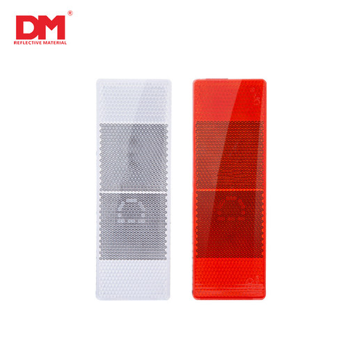道明VCDM-4货车塑料反光贴车身贴红白标识反光板条DM防伪反射器片