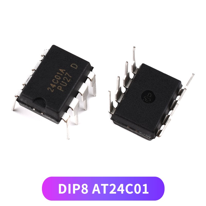 AT24C02B/01A/04N/08BN/16/32存储器IIC芯片IC贴片SOP8直插DIP8