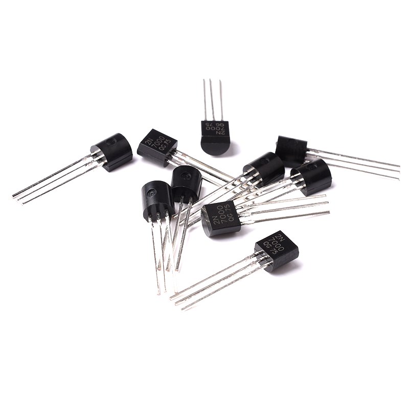 直插三极管 2N7000 TO-92 小功率 N沟道 MOS场效应管0.3A 60V