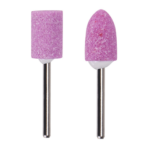 火石仔砂轮打磨头电钻配件 气动抛光除锈金属模具钻头红刚玉套装