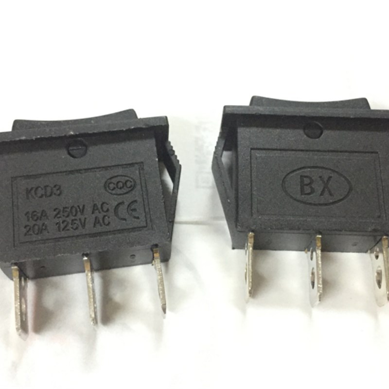 KCD3-103 三档开关铜腿 船型开关 船形开关 单刀双掷开关13.8X31
