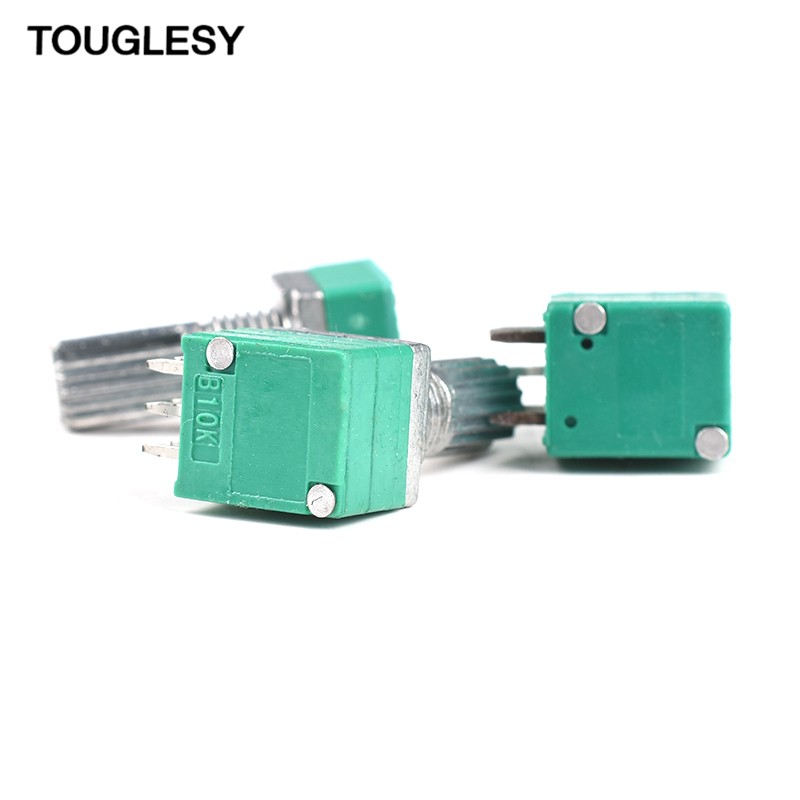 RK097NS/G/N单联双联B5/10/20/50/100K音响功放密封电位器带开关