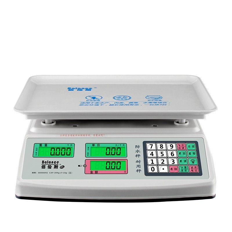 佰伦斯电子称商用防水海鲜水产精准计价秤30KG台秤家用卖菜厨房称,工业油品/胶粘/化学/实验室用品,实验室漏斗,淘宝优惠券,粉丝福利购,淘宝优惠卷