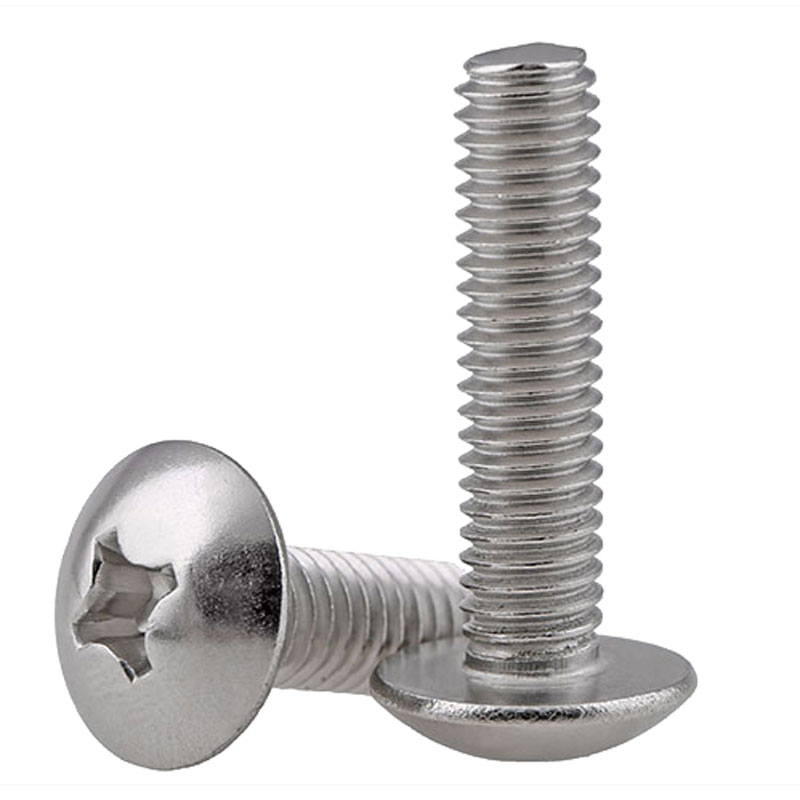 4#10#-32UNF1/4-20UNC不锈钢英制美制大扁头十字螺丝细牙粗牙304