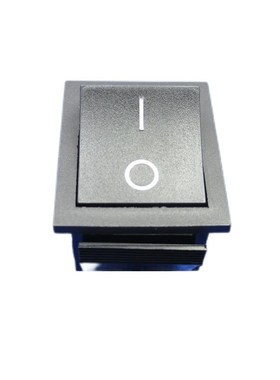 KCD4全白色船型开关4脚2档 RK1-01电源翘板银触点双切开关16A250V