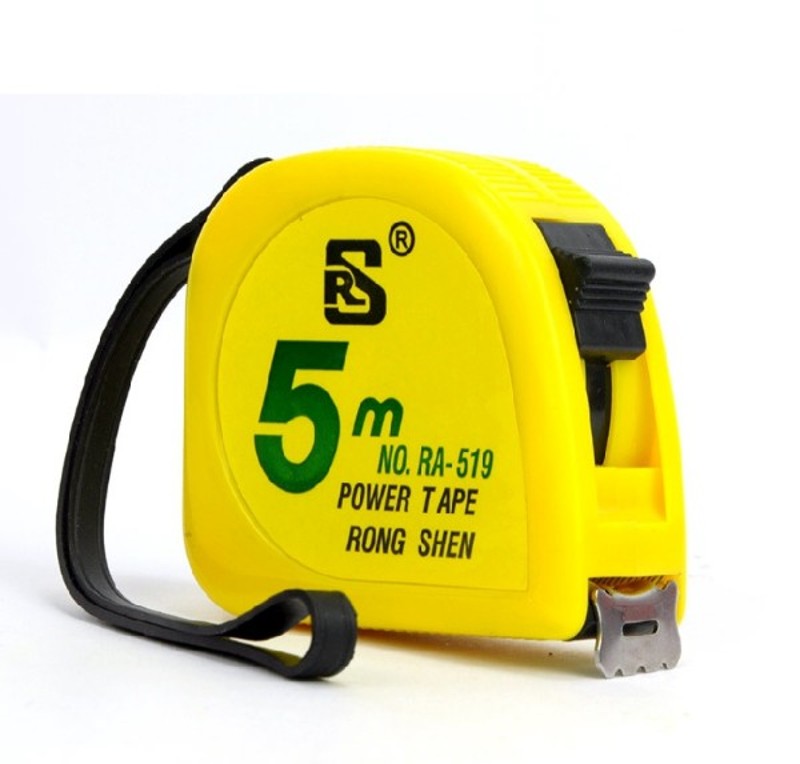 英寸厘米双行钢卷尺公制榕申2m5米拉伸尺测量工具不锈钢尺带拉尺