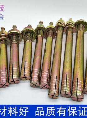 举升机膨胀螺丝加长国标击芯膨胀螺栓锤击敲钉固定m16m182024