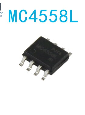 (5个)原装MC4558L 贴片SOP-8 双运算放大器芯片IC CD4558 TJM4558