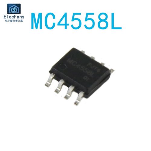 (5个)原装MC4558L 贴片SOP-8 双运算放大器芯片IC CD4558 TJM4558