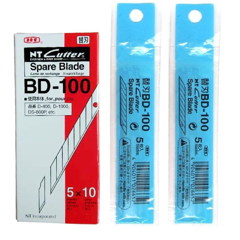 进口NT CUTTER BA BD-100雕刻小美工刀片30度58度角切割替刃