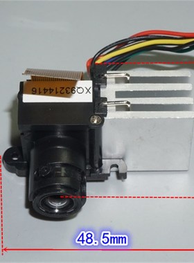 三色LED微型投影机光学镜头总成  LCOS液晶S反射投影机迷你镜头