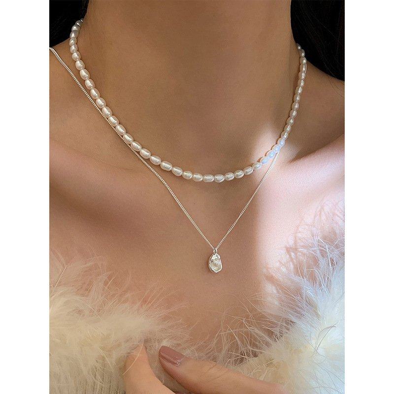 温柔法式天然淡水珍珠毛衣项链高级感小米珠轻奢串链女设计感颈链,珠宝/钻石/翡翠,颈饰,淘宝优惠券,粉丝福利购,淘宝优惠卷