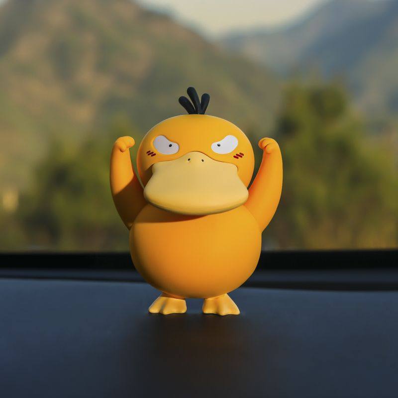 可达鸭创意汽车内饰品摆件车载卡通中控台装饰模型公仔男士,家居饰品,桌面摆件,淘宝优惠券,粉丝福利购,淘宝优惠卷