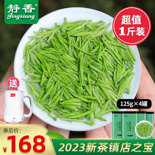 静香2023新茶信阳毛尖茶叶雨前特级嫩芽浓香型春绿茶盒装500g