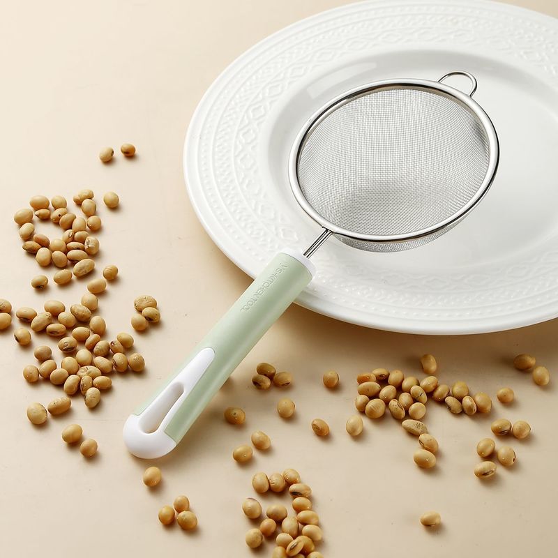 宝宝辅食家用不锈钢过滤网超细漏勺豆浆鱼汤婴儿厨房烘焙过滤网筛